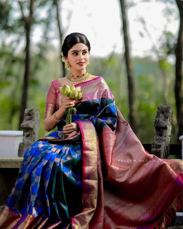 Blue_Woven_Kanjivaram_Silk_Saree_with_Saree_Cover